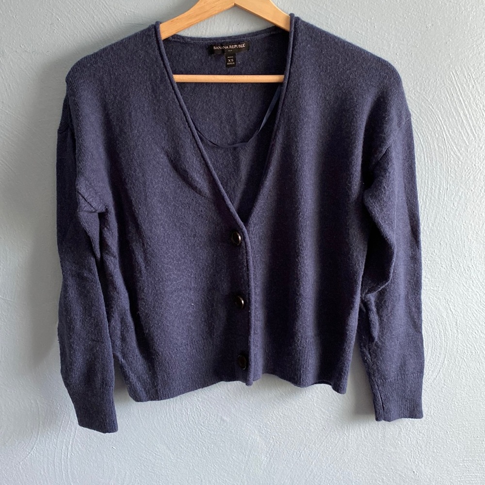 Banana Republic Navy Cardigan